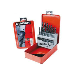 Coffret Métallique Forets hss Standard x19 ø 1 à 10 Diager 775D