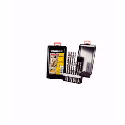 Coffret Foret Booster-Plus SDS-Plus Ø6/8/10 L.110 Ø6/8/10/12 L.160 DIAGER - 113D - Foret marteau compatible SDS-plus Plaquett ...