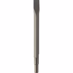 Burin hexagonal 19mm avec extrémité cylindrique - 320 Larg. 24 Long. Totale 300