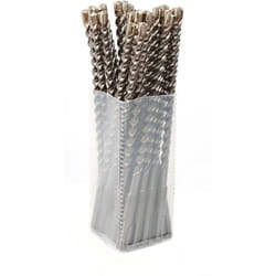 Pack de 25 Forets béton Booster-plus 3 taillants SDS-plus - 157M Ø 10 Long. Utile 150 Long. totale 210