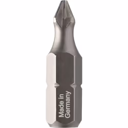 Embouts de vissage géométrie torsion Pozidriv - U642 PZ1 Long. Totale 25 Pack de 5