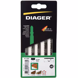 Lames scie sauteuse pour bois et plastique - L002W Pack de 5