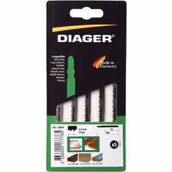 Pack de 5 lames scie sauteuse pour le chantournage - L005W5