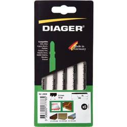Diager - Pack de 5 lames scie sauteuse pour le chantournage - L005W5