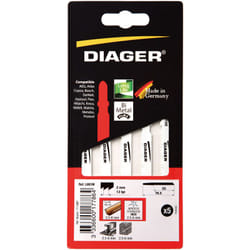 Diager - Lames scie sauteuse pour materiaux fins - L001M Pack de 5