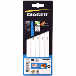 Pack de 5 lames scie sauteuse pour bois clouté - L012S