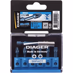 Coffret de 7 embouts Blue-Shock - U618C