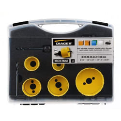 Diager - Mallette 9 scies cloche hss - 651C