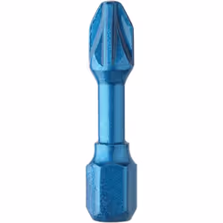 Embouts de vissage impact blue-shock Pozidriv - U612 PZ3 Long. Totale 50 - Pack de 3