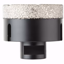 Scie trépan diamant à sec DIAGER avec emmanchement M14 pour meuleuse - 440CD - Profondeur de coupe 35mm. Diamant de qualité p ...
