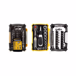 Robuste, pratique et complet, ce coffret est composé d' embouts de vissage et de douilles 1/4" Diager . Contenu du colis : 5 ...