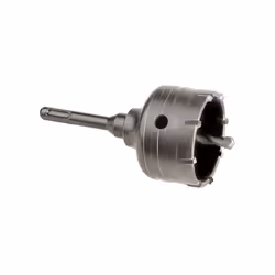 Kit trepan béton + porte trépan SDS+ D.80mm Diager Kit trépan carbure (trépans + porte trépans Lt90mm avec foret centreur) pr ...