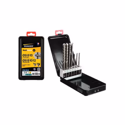 Coffret 7 forets béton ROCKFASTER SDS Plus Diager 3 Forets SDS-Plus 6, 8, 10mm L 50x110mm 4 Forets SDS-Plus 6, 8, 10, 12mm L  ...