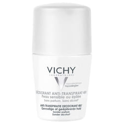Vichy Déodorant Anti-Transpirant 48H Peaux Sensibles ou Epilées Roll-On 50 ml