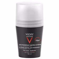 Commencez chacune de vos journées en étant sûr de vous. Sûr que le stick déodorant Vichy Homme Deodorant empêchera toute tran ...