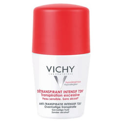 Vichy Détranspirant Intensif 72H Transpiration Excessive 50 ml