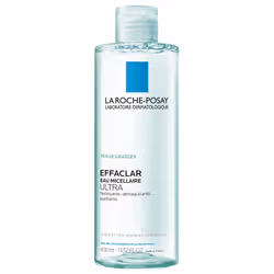 L’eau micellaire pour peaux à problèmes sujettes à l’acné La Roche-Posay Effaclar Ultra élimine efficacement le maquillage et les autres impuretés de votre visage. Les micelles qu’elle contient attirent et captent toutes les saletés et le sébum
