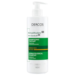 Vichy Dercos Shampoing Traitant Anti-Pelliculaire DS Cheveux Secs 390 ml