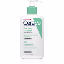 Le gel moussant nettoyant CeraVe Foaming Cleanser est spécialement conçu pour les peaux normales à grasses. Il élimine le sébum en excès et les impuretés de la peau sans déranger sa barrière protectrice naturelle.