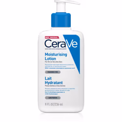 Vous êtes à la recherche d’un soin efficace toute la journée pour votre peau sèche&nbsp;? Le lait hydratant corps et visage CeraVe Moisturising Lotion apporte une hydratation intense à la barrière cutanée et en favorise activement la régénération ainsi que celle de sa protection naturelle.
