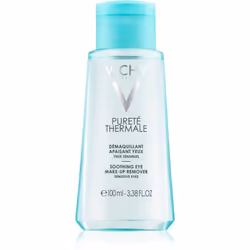 Le démaquillage des yeux peut aussi être une étape agréable de votre soin de la peau. Le démaquillant apaisant Vichy Pureté Thermale élimine tous les produits de maquillage de vos paupières et de vos cils. De plus