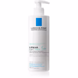 La peau apaisée et agréablement douce dès la première application. Le lait corporel La Roche-Posay Lipikar Lait Urea 5+ aux effets apaisants et nourrissants élimine avec douceur les cellules cutanées mortes. Grâce à sa formule enrichie de 5% d’urée