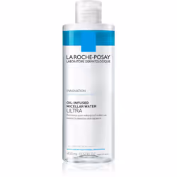 Enlevez même le maquillage waterproof sans vous soucier du confort de votre peau ! L'eau micellaire bi-phasée à l’huile La Roche-Posay Physiologique Ultra a une formule très légère et douce qui respecte la barrière défensive de la peau et la laisse parfaitement apaisée et propre. Il peut supporter même les maquillages ultra résistants et laisse votre peau fraîche sans sensation désagréable.