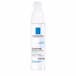 Le fluide hydratant La Roche-Posay Toleriane Dermallergo Fluide apporte aux peaux sensibles un soulagement bienvenu aux sensations de tiraillements