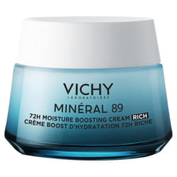 Vichy Minéral 89 Crème Boost d'Hydratation 72H Riche 50 ml