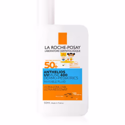 Le fluide léger La Roche-Posay Anthelios Dermo-Pediatrics SPF 50 propose la meilleure protection possible aux peaux sensibles ...