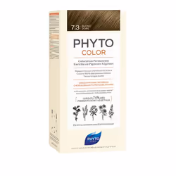PHYTO PHYTOCOLOR 7,3 Blond Doré, Blonde, Femmes, 112 ml, Lait révélateur : AQUA / WATER / EAU. HYDROGEN PEROXIDE. CETEARYL AL ...