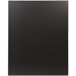 Le Marquier - Plaque Murale Unie Noire L80 H100