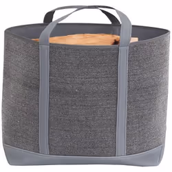 Sac à bûches et à granulés Belharra gris - Le Marquier