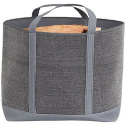 Sac à bûches et à granulés Belharra gris - Le Marquier