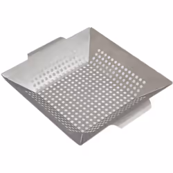 Panier à légumes - Le Marquier En inox. Permet de cuire les légumes coupés en morceaux sur une grille de barbecue. Dimensions ...