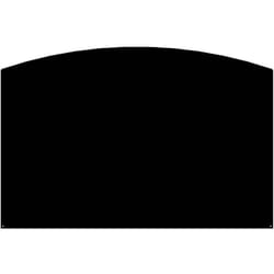 Le Marquier - Plaque De Sol Demi-Ronde Noire L120 H80