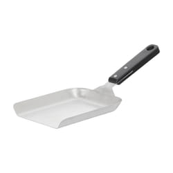 Le Marquier Grande Spatule Nervurée en Acier Inoxydable pour Barbecue et Cuisine d'Extérieur - Outil de Cuisson Robuste et Durable