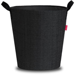 Panier a Bûches Et a Granules Dama Rond Noir - Le Marquier
