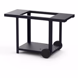 Trou d'encastrement : 61,5*41,7 cm. 2 grandes roues avec enjoliveurs et 2 tablettes latérales. Plots de positionnement pour l ...
