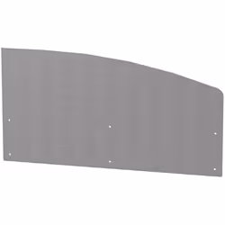CARACTERISTIQUES : Se fixent à l'arrière des meubles En inox satiné+ DIMENSIONS : L80 P1,5 H40,6 cm POIDS : 2,4 kg