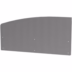 CARACTERISTIQUES : Se fixent à l'arrière des meubles En inox satiné+ DIMENSIONS : L80 P1,5 H40,6 cm POIDS : 2,4 kg