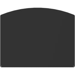 Le Marquier - Plaque De Sol Demi-Ronde Noire L100 H80