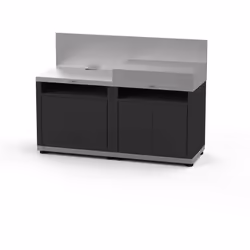 Description générale Ce meuble de cuisine modulable est conçu pour s'adapter à vos besoins. Avec un design élégant en inox sa ...