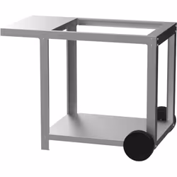 Trou d'encastrement : 58,8*49 cm. 1 tablette latérale. 2 roues. A monter soi-même. En version inox satiné+. Garantie 10 ans. ...
