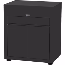 Meuble de cuisine extérieure LE MARQUIER avec tiroir 80x55cm noir
