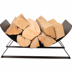 Matière : Acier peint Coloris : Noir Taille bûches recommandée : 40 cm Certifié Origine France Garantie Dimensions : 60 x 40 ...
