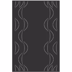 Matière : Acier peint et silicate de calcium (isolant) Coloris : Noir Usage : Protection du mur contre le rayonnement thermiq ...