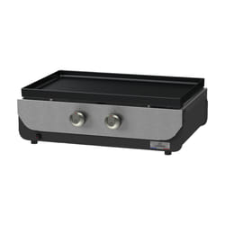 Le Marquier Plancha Gaz 260 Duo: Plancha de Jardin à 2 Feux pour des Repas en Extérieur Conviviaux et Rapides