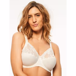 Chantelle 2101, Couverture totale, Beige, Avec armature, Monochromatique, Femelle, Fermeture à crochet