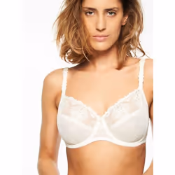 Chantelle DE Damen BH Champs Elysees, Elfenbein (Elfenbein 35), 90D, Couverture totale, Ivoire, Avec armature, Monochromatiqu ...